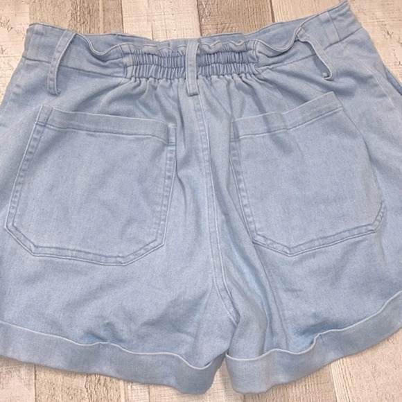 FATE denim paperbag shorts size small - Picture 6 of 6